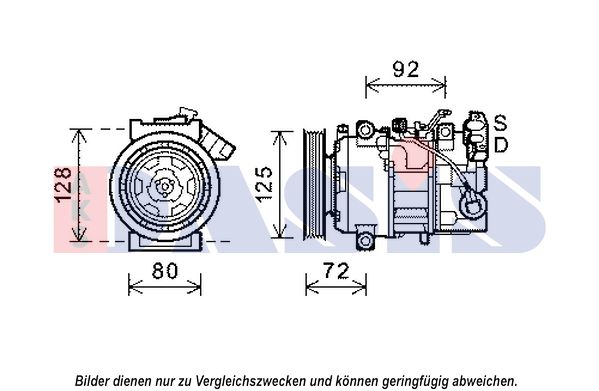 AKS DASIS Kompressori, ilmastointilaite 852609N